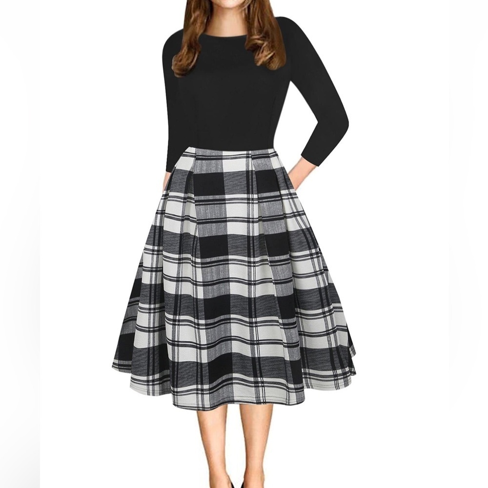 Oxiuly Fashion Vintage - Style Dress